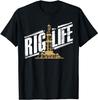 NIEUW BEPERKT Rig Life Roughneck Olieveld voor Rig Medewerkers T-shirt Maat S-5XL Unisex T-shirt