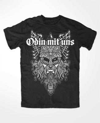 Odin With Us Black Wolf Odins Berserker Vikings Valhalla Ragnar Thor Unisex T-Shirt