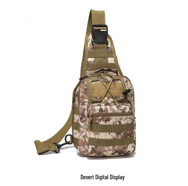 Tactical Camouflage Chest Rig Bag - Oxford Cloth Crossbody for Cycling & Sports