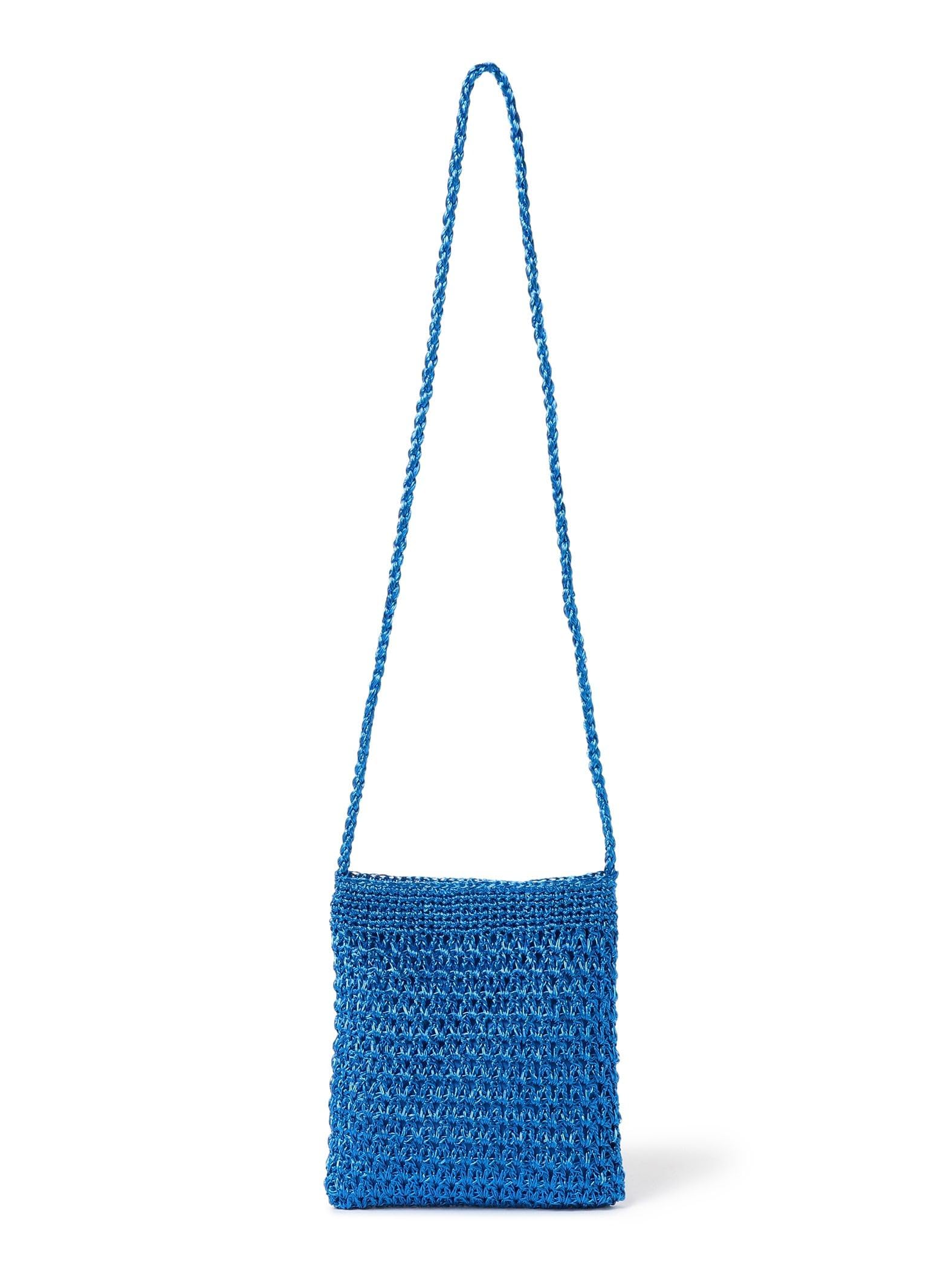 

B:MING LIFE STORE by BEAMS Canvas Bag, Film-Woven Shoulder Bag, Women s, Blue, One Size