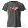 Cultural Motif Printed 100% Cotton T-Shirt, Soft & Comfortable Round Neck Short Sleeve Tee for Men & Women