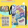 Classeur cartes - WENZYLIQUOX - Classeur Pokémon 900 cartes - 50 pages - Cuir synthétique imperméable - Dragonne