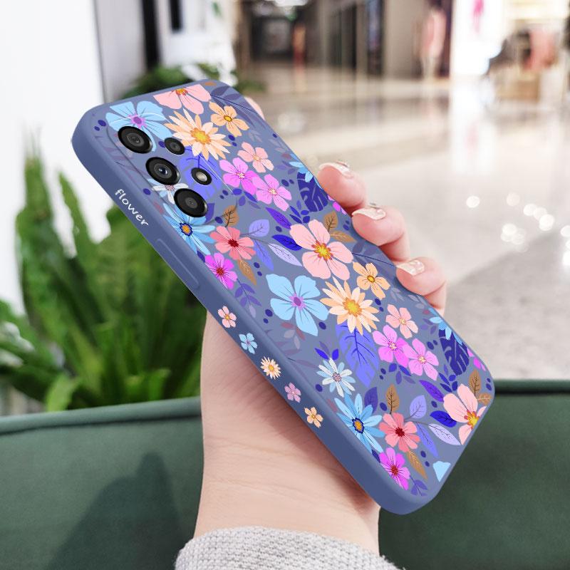 Showy Flowers Case For Samsung A56 A36 A26 A16 A06 A54 A34 A24 A14 A15 A25 A35 A55 A73 A53 A33 A23 A13 A03 S A72 A32 A12 A22 5G