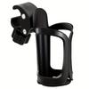 360 Degree Rotating Cup Holder For Strollers, Bicycles, Mountain Bikes Wheelchairs - Anti-Slip Bottle Rack For Convenient Safe
