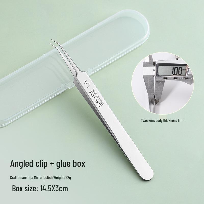 Stainless Steel Blackhead Remover Tool Set: Clips and Needles for Acne and Pimple Care