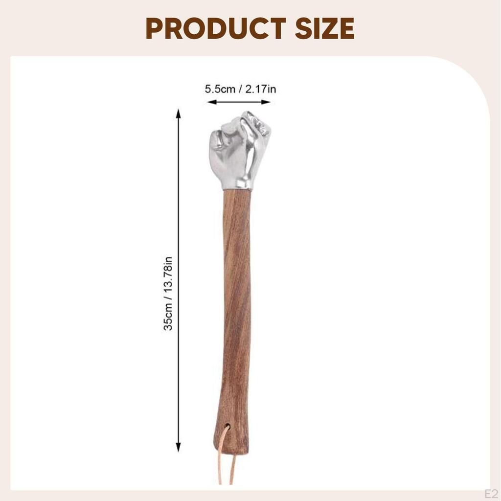 Głowa w kształcie pięści młotka ze stali nierdzewnej do kempingu ogrodnictwa