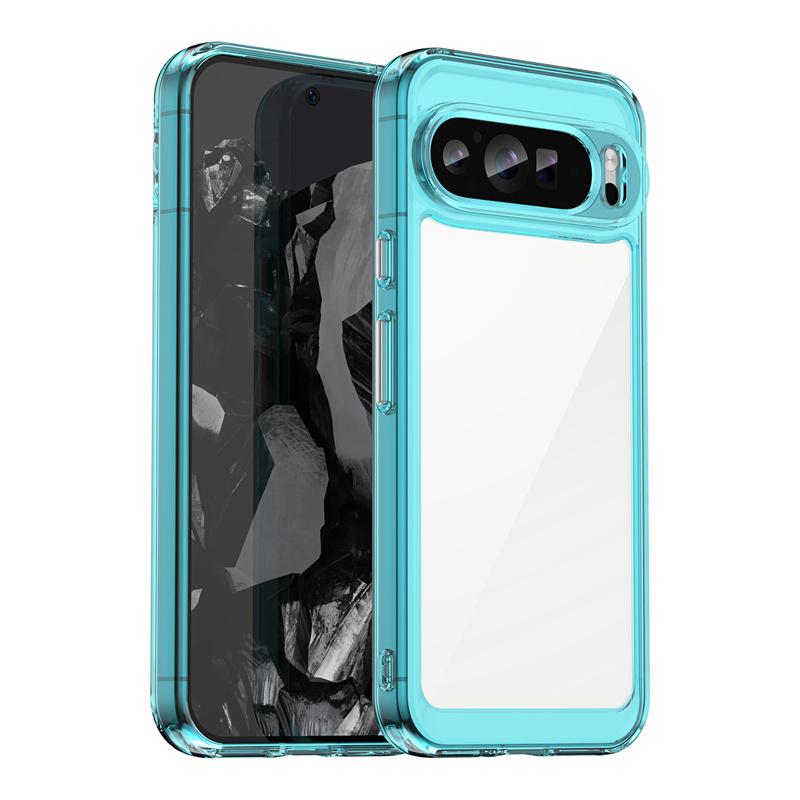 Transparent Colorful TPU Case for Google Pixel 10 9 Pro XL 9A 8A 8 Pro Protective Cover Clear Fundas Coque Capa