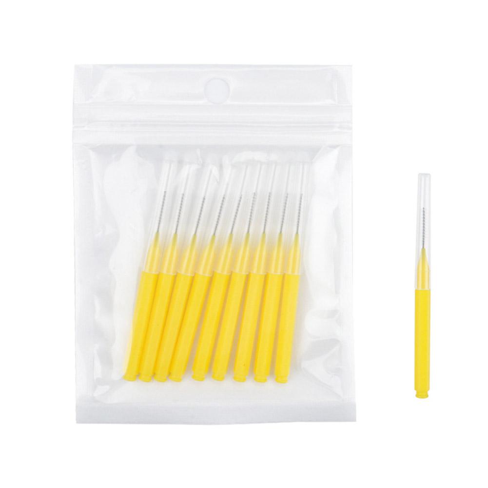 10 sztuk Mini Szczoteczka do Brwi Szczoteczka do Trwałej na Brwi Jednorazowe Pędzelki do Makijażu Rzęs Aplikatory Do B7U4