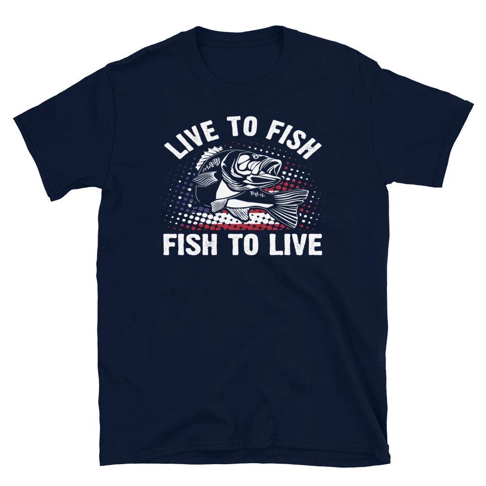 Live To Fish Fist To Love Fishing Fish Nature Outdoors T-Shirt 4XL