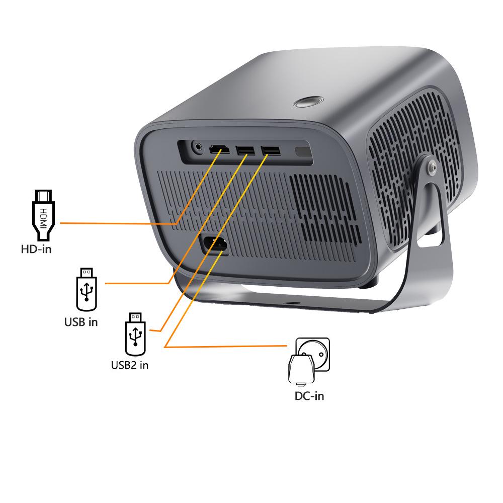 Yuntai A10 Tragbarer HD Smart Home Theater Projektor 1080P