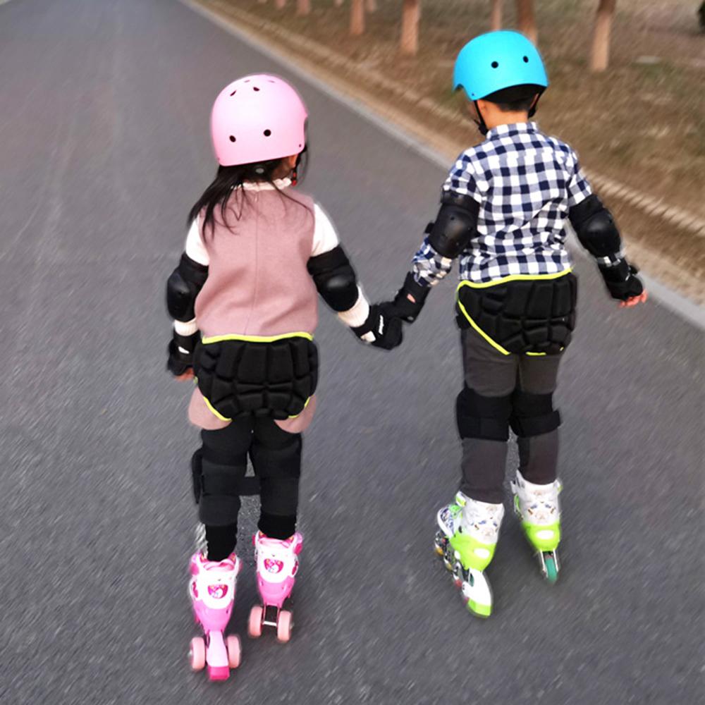3 12 Children Sports Butt Pad Thicken EVA Padded Hip Protector Adjustable Kids Hip Protective Pad Heavy Duty Gear Guard