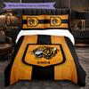 Set Biancheria da Letto Hull FC Pattern in Microfibra 3 Pezzi Copripiumino Decorativo per Camera da Letto Uso Domestico