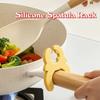 Universal Pot Handle Holder High Temperature Resistance Anti Scalding Spoon Rest Silicone Kitchen Utensil Rack