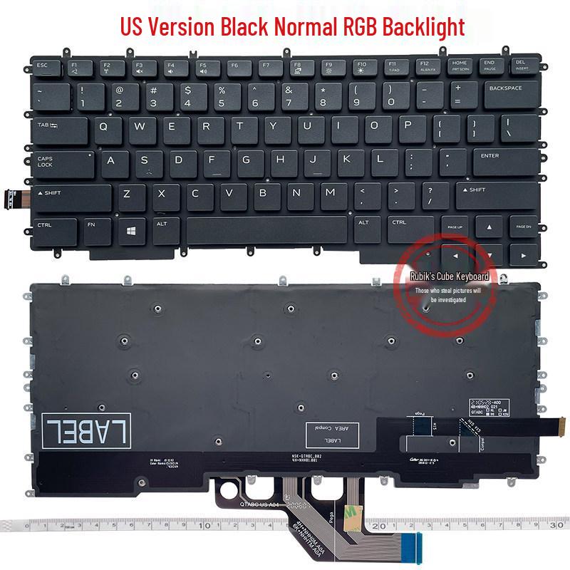 Compatible Keyboard for Dell Alienware M15 R2/R3/R4 & X16 R1/R2 Models