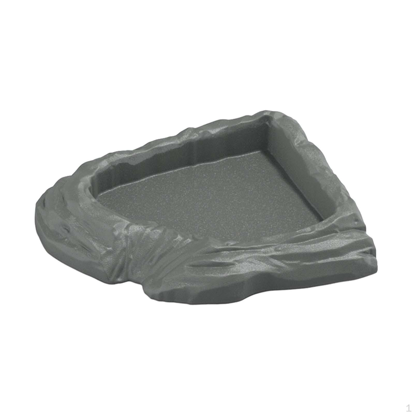 

Corner Reptile Feeder, Multi-purpose Water Bowl for Terrariums, Turtles, Chameleons, And