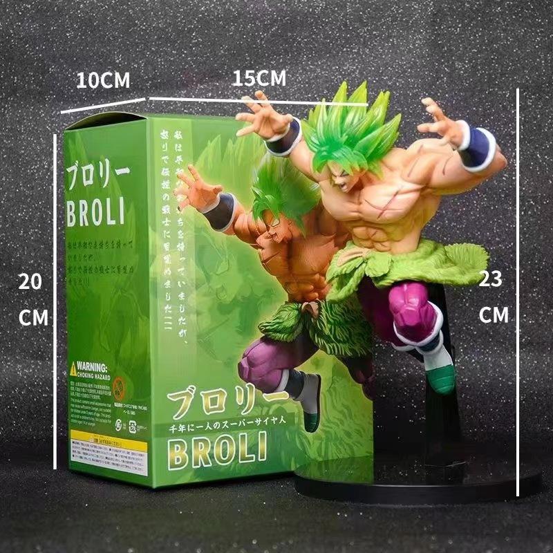 

Dragon Sphere Z Broli Figure Movable Super Saiyan 3 Son Goku Animation Action Figure Collector Figure Figurine 21cm Miniature Playthings Miniature With box
