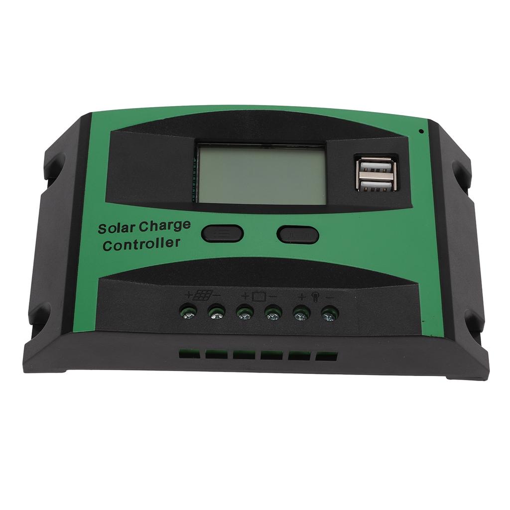 20A PWM Solar Panel Controller 12V 24V Smart Solar Charge Controller LCD Solar Regulator for Outdoor