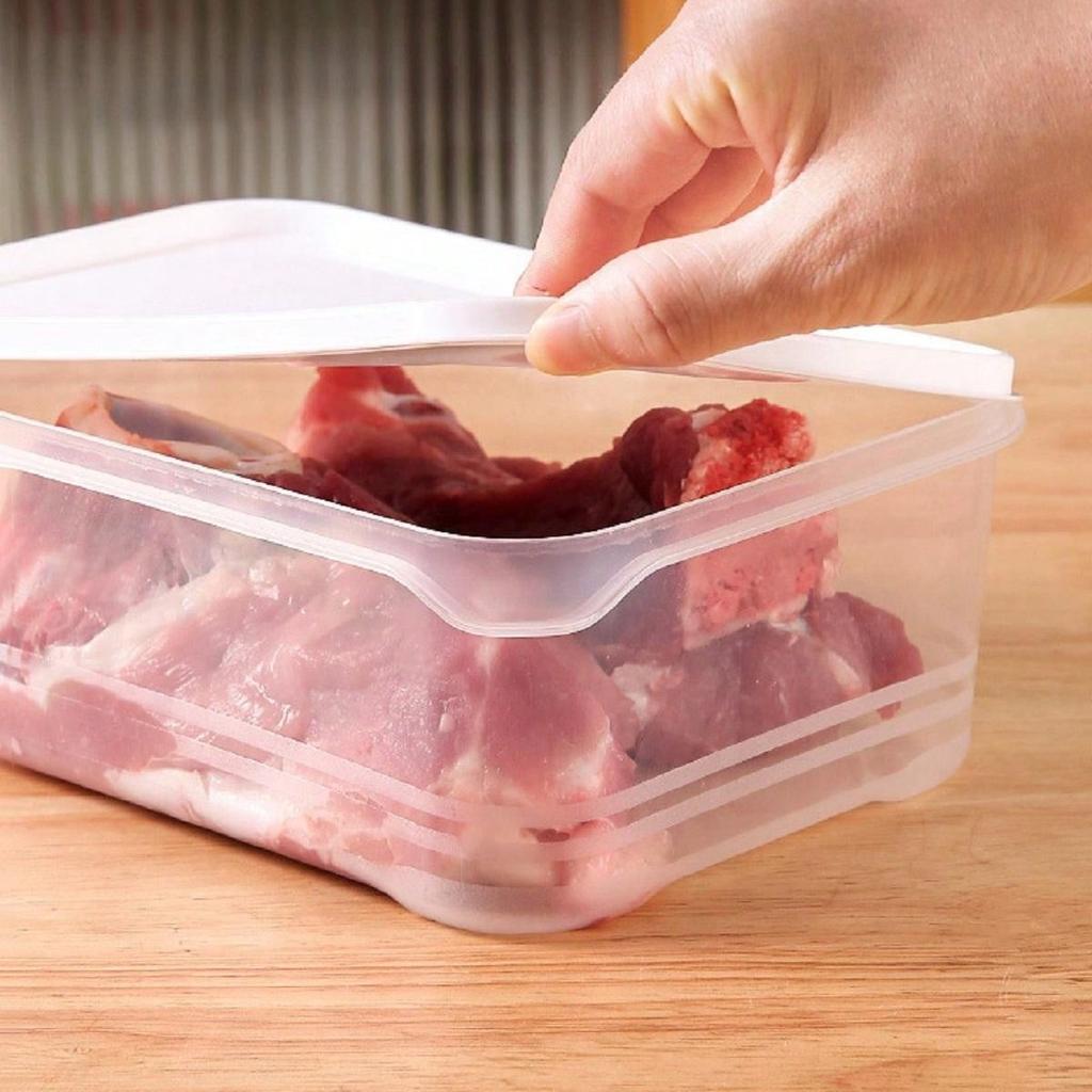 Reusable Sub-Packaging Fresh-Keeping Box Refrigerator Freeze Sorting Box for Meat Fruit Vegetable Kitchen Organizers Accessories