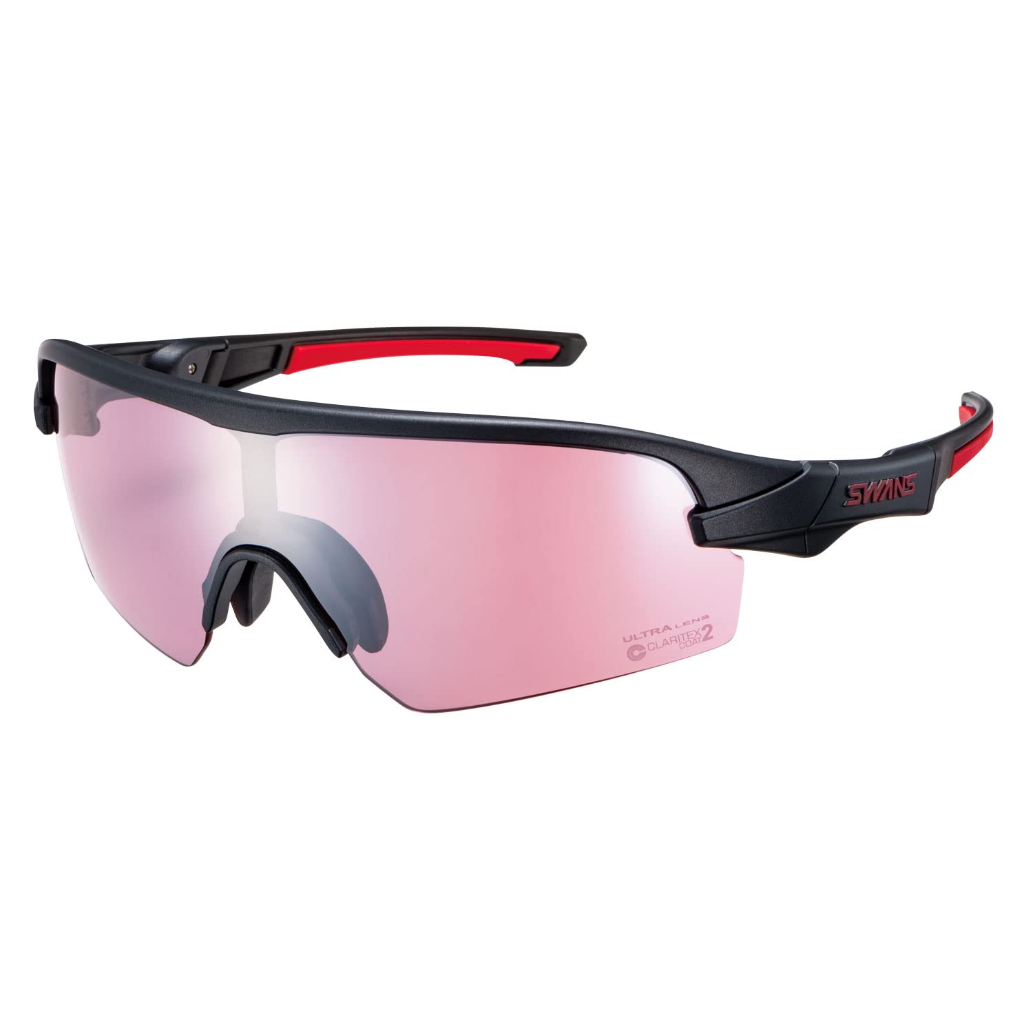 

Made in Japan Sports Sunglasses STRIX STX MEBK Mirror Silver Mirror x ULTRA Rose Pink back sides water [SWANS] D.A. DA-4417 (Multi side/Both