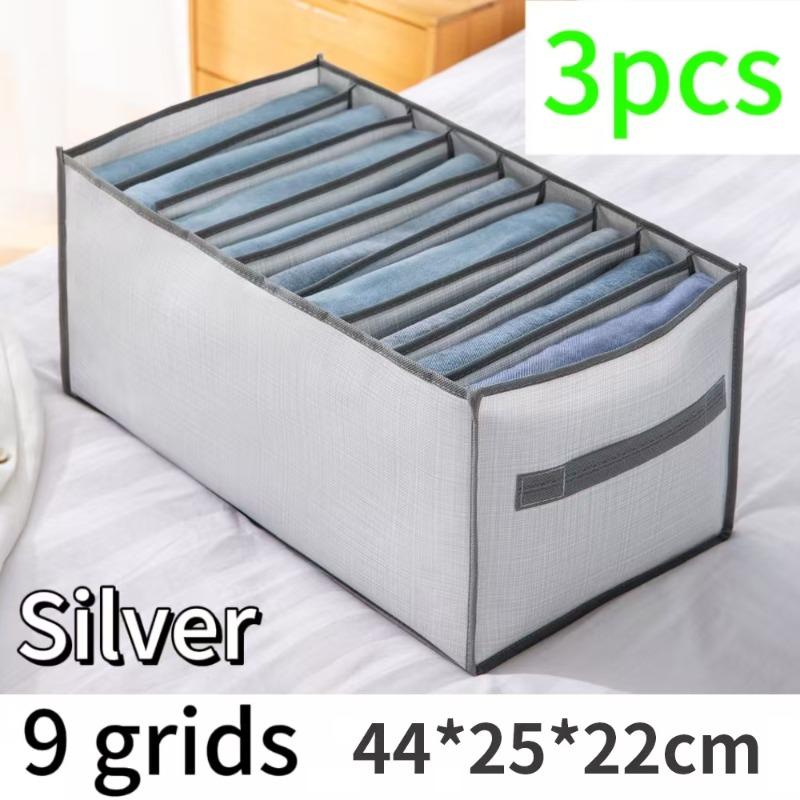 Pants Jeans Storage Box Drawers Organizer for Underwear Bra Socks Wardrobe Clothes Organizer Cabinet T-Shirt Organizers Storage