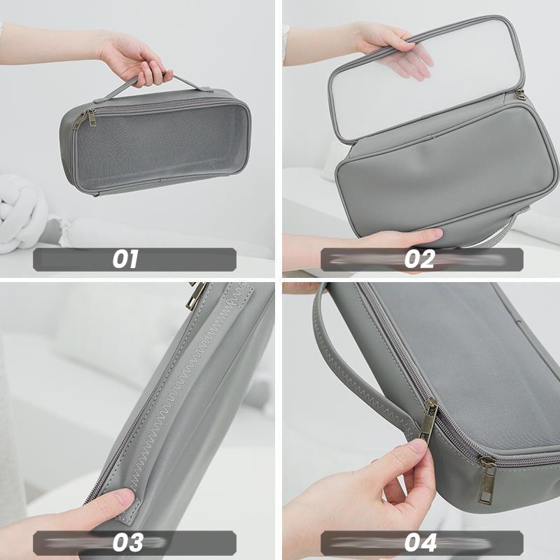 Travel Organizer for Hair Styling Tools Compact Heat-Resistant Storage Case for Blow Dryers Curling Irons Straighteners Portable