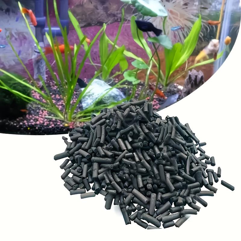 500g Aktivkohle für den Haushalt, Aktivkohlekörnchen für Aquarien, verpackt in einem Netzfilterbeutel, zur Verwendung im Aquariumwasser