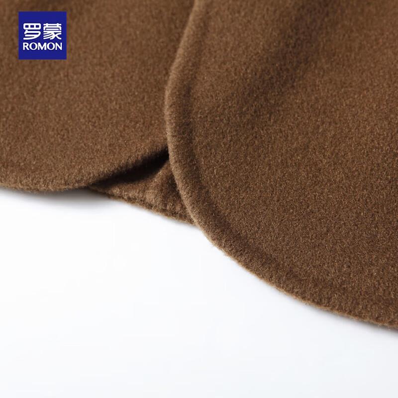 ROMON Men's Wool Blend Double-Sided Casual Suit Jacket