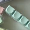 4-Keys Bear Fidget Keyboard Anxiety Relief Finger Clicker Keychain Office School Travel Decompression Button Sensory Toy Hanging Decor