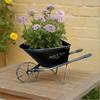 Antique Iron Metal Flowerpot Weather Resistant Iron Planter Flower Container For Balcony Garden Indoor and Outdoor Use