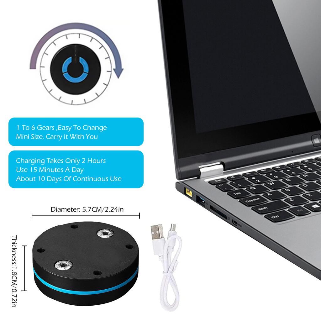 Electric Muscle Massager Portable Mini Neck Back Cervical Massage Patch Stimulator EMS 6 Modes Muscle Relief Pain Relaxation