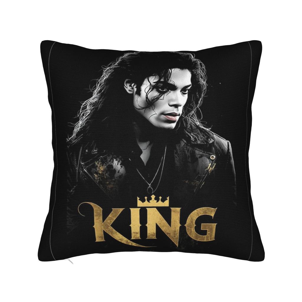 Beat It piano MJ king of pop Square Pillow Cases Cushion Cover Awesome Zippered Decor Pillowcase for Home 18"x18"