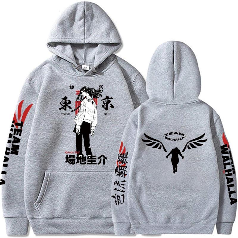 Harajuku Anime Tokyo Revengers Keisuke Baji Graphic Printed Hooded Men Women Hoodies Casual Sweatshirt Comfortable Streetwear