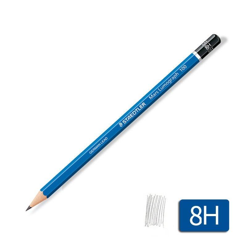 STAEDTLER Blue Bar Student Drawing Sketch Pencil Natural Wood Barrel Break-Resistant Pencil Multiple Hardness Leads Available