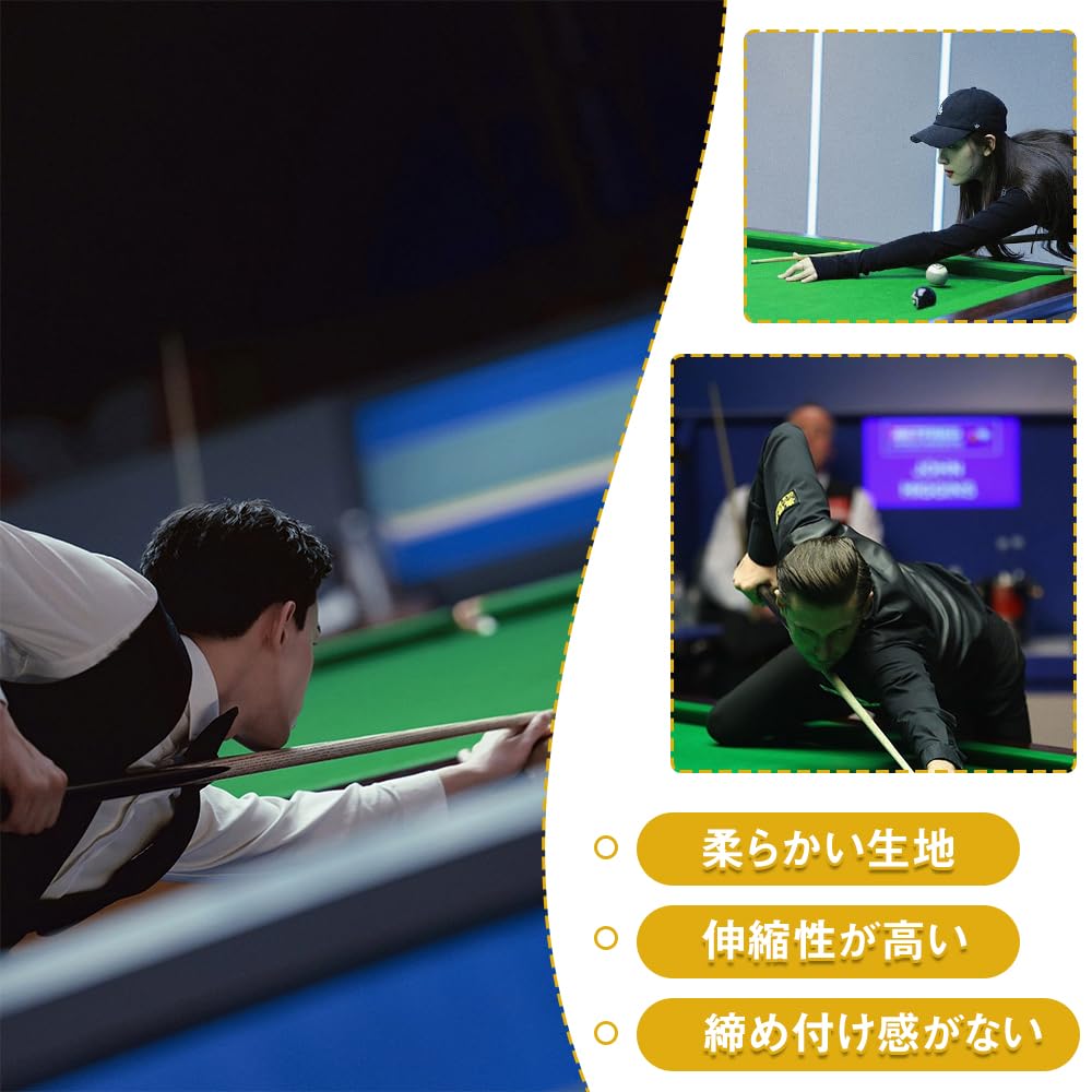 Billiard Gloves, 3 Finger Gloves, Billiard Gloves, Stretchable, Non-Slip, Thin,