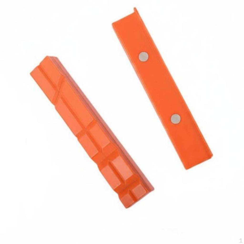 2 Pieces Nylon Vise Jaw Pads NonMarring Grips AntiSlip Surface Soft Covers for Machinists,