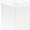 MUJI Styrofoam Divider White 3 270 X 210 X 02856410 Stand, Gray, Dividers, Large, Approx. 160mm,