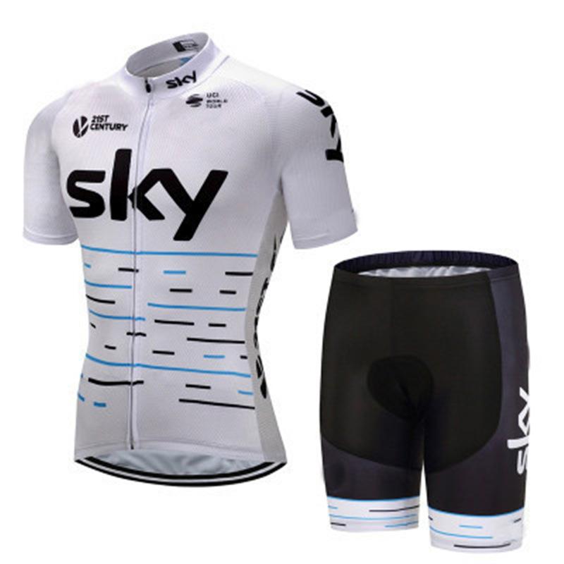 Mono de Ciclismo Transpirable de Secado Rápido de Manga Corta SKY de Verano para Hombre y Mujer