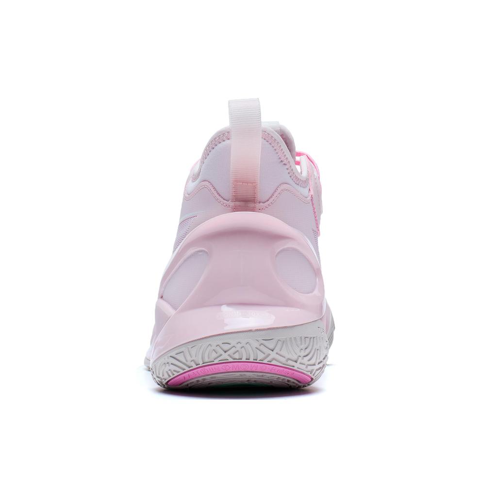 New LiNing SONIC 10 Cushioned Slip Resistant Mid Top Basketball Shoes Unisex Primrose Pink ABAS069-51