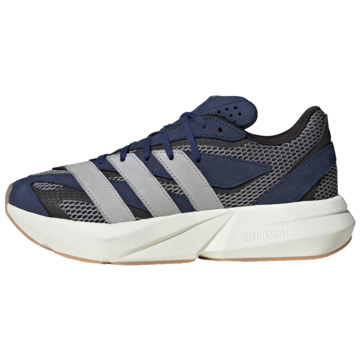 

Новые Adidas Lightblaze Темно-синий Серый Два Основной черный JR0039 40