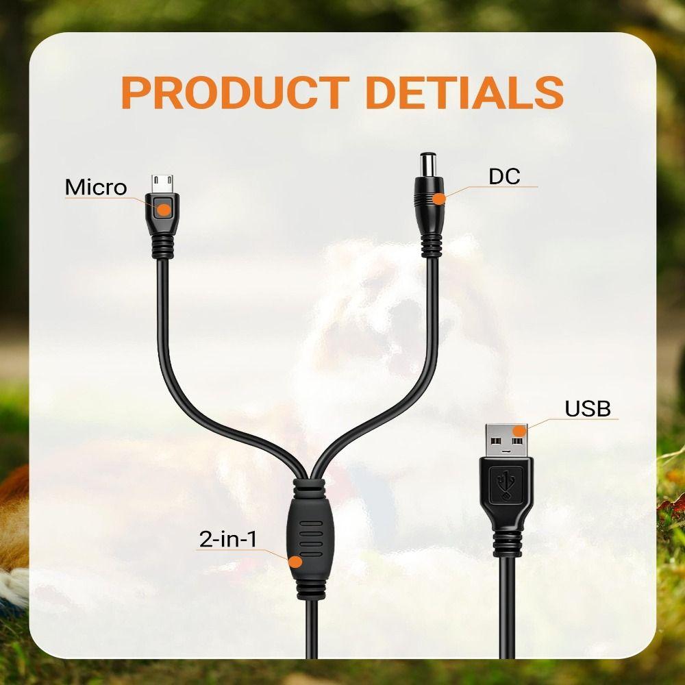 Charging Protection Charger Cord Fast Charging Training Collar Charger for Bousnic Dog Training