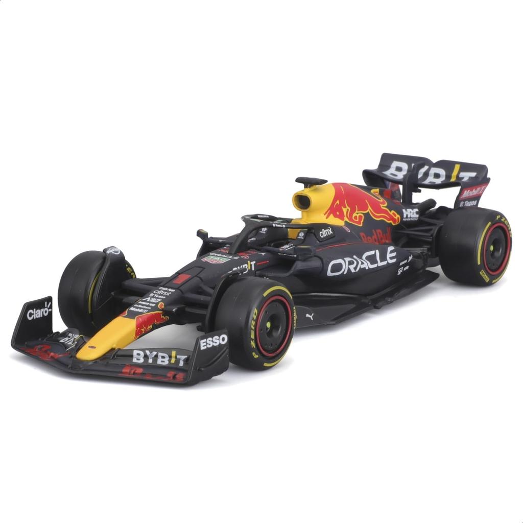 Bburago F1 Max Verstappen World Champion Commemorative Special Package Red Bull Max Verstappen Set Not Diecast Model Car Finished Product 1/43 4-Time