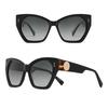 GCV Brand Acetate Appearance Patent Design Women's Butterfly Rectangular Triangle Polarized Sunglasses UV400 Fashion