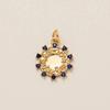 Colorful Enamel Retro Pendant with Cowboy Boots, Horseshoe, and Cross Charms in 18K Gold Copper