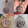 Custom Keychain Personalized Tree of Life Key Chain For Men Stainless Steel Key Ring Jewelry Boyfriend Christmas Gift