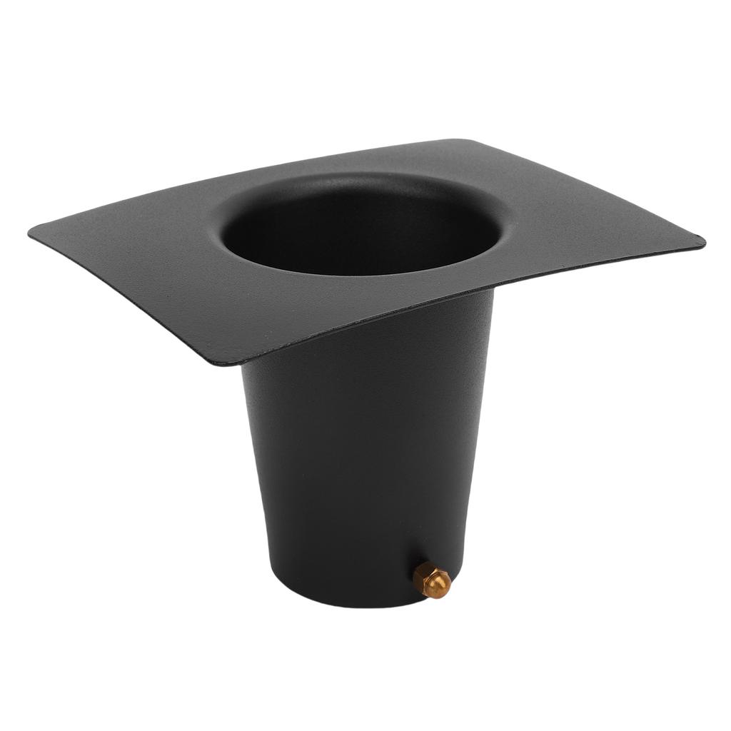 Rain Chain Gutter Adapter Installer Black Powder Coated Aluminum Downspout Installation Tool