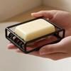 Stainless Steel Soap Holder Metal Soap Dish with Drainage Bathroom Organizer Rustproof for Shower Sink Countertop