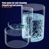 3L Automatic Pet Water Fountain Smart Wireless Pour-Over Pet Water Dispenser Wastewater Separation Filterless Cat Water Bowl for Cats And Small Dogs