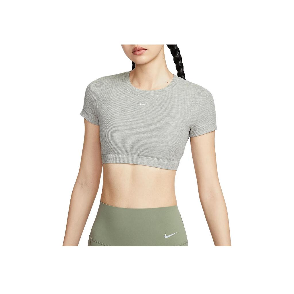 Nike Sportswear Classics Fashion Comfortable Soft Skin-Friendly Solid Color Sports Vest Women tops Dark-Gray HF5418-063