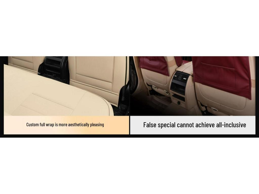 Originele Lederen Autostoelhoezen voor Diverse Modellen - Volledige Dekking Kussens