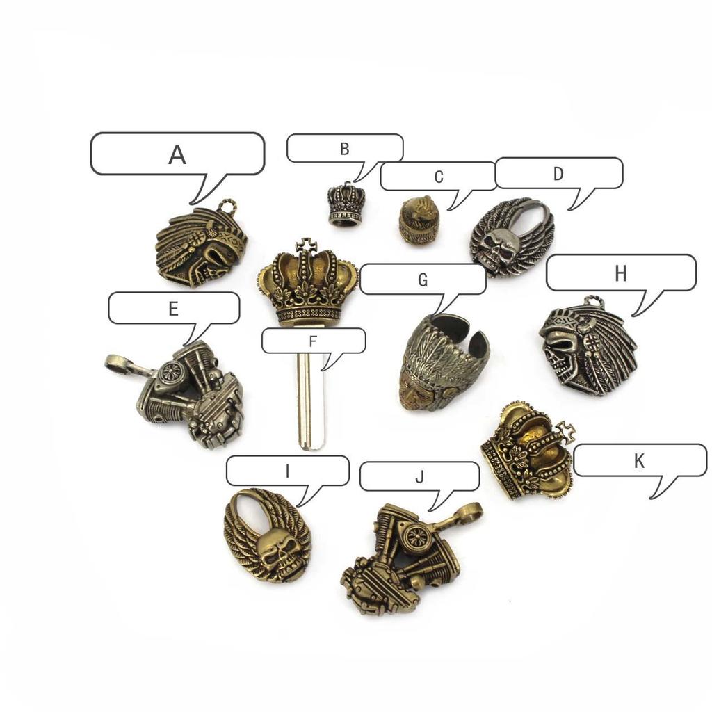 Motorcycle Accessories - Harley Key Holder & Valve Cap Ring Ornaments